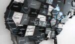 Gray Detailed Wooden World Map – Extra Large Monochrome 3D Wall Art - Image 8