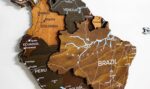 Terra Detailed Wooden World Map – Extra Large 3D Wall Art - Image 10
